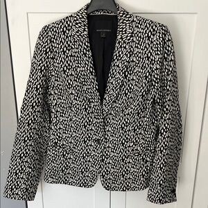 Banana Republic black and white Women's Blazer